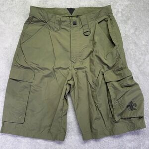 Boy Scouts of America Centennial Uniform Shorts Mens Small Olive Green Nylon BSA